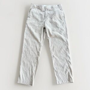 Men’s 34/30 Britches by Samtex Pants Ivory Pleated Linen Blend Woven Trousers